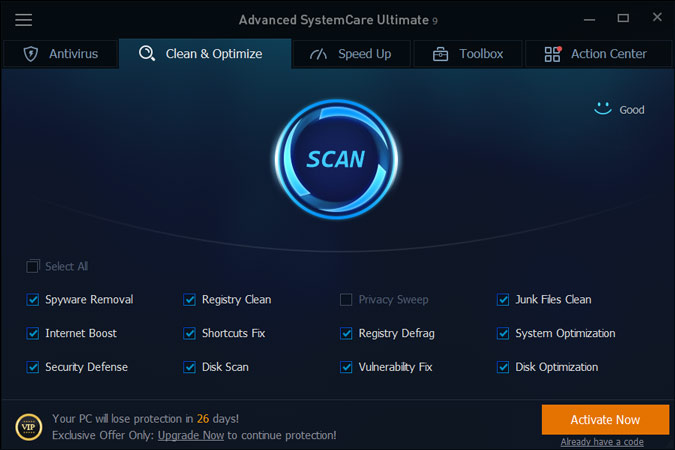 free advanced systemcare ultimate 12